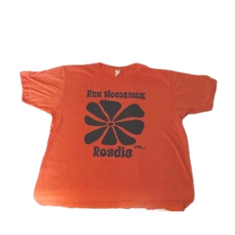 Woodstock T-shirt LARGE 100% Cotton L Tultex
